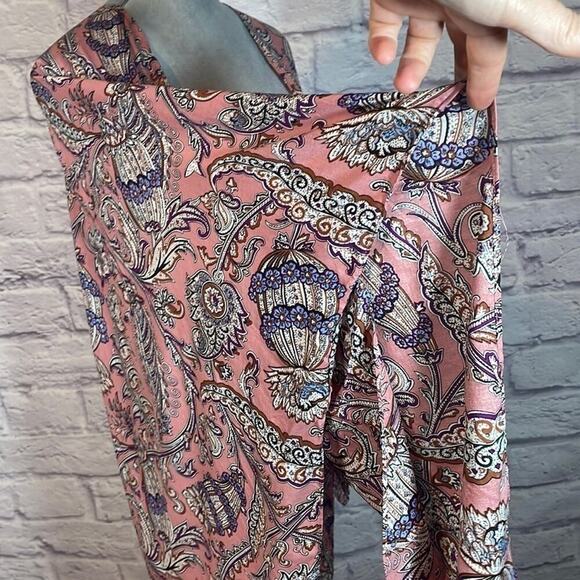 NWT Easel Los Angeles pink paisley kimono - Picture 4 of 12